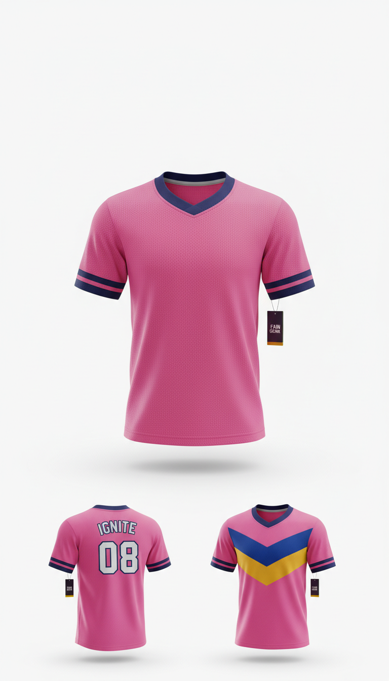 Power Pink Personalized Fan Jersey