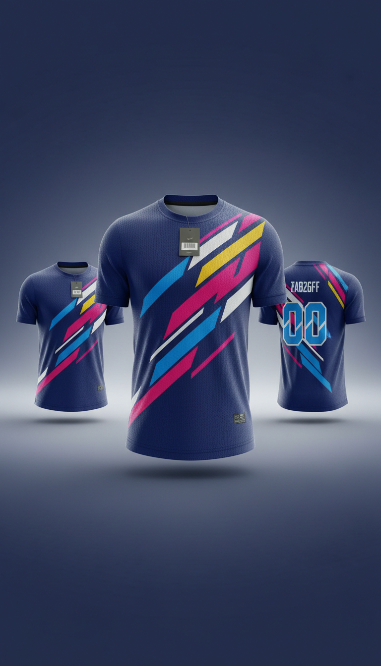 Victory Blue Custom Team Jersey