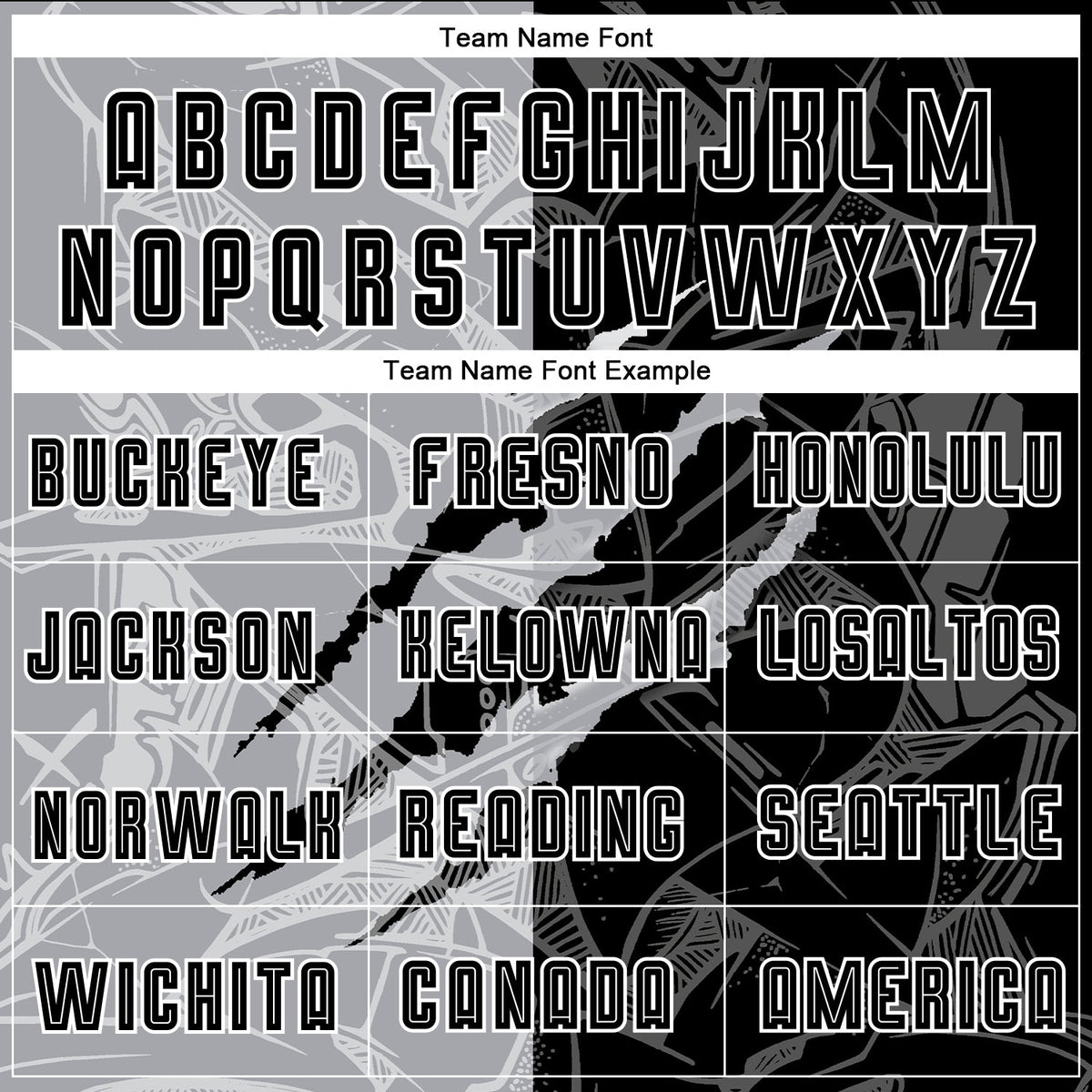 Custom Graffiti Pattern Black-Gray Scratch Sublimation Soccer Uniform Jersey