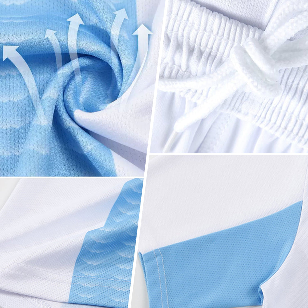 Custom Black White Sublimation Soccer Uniform Jersey