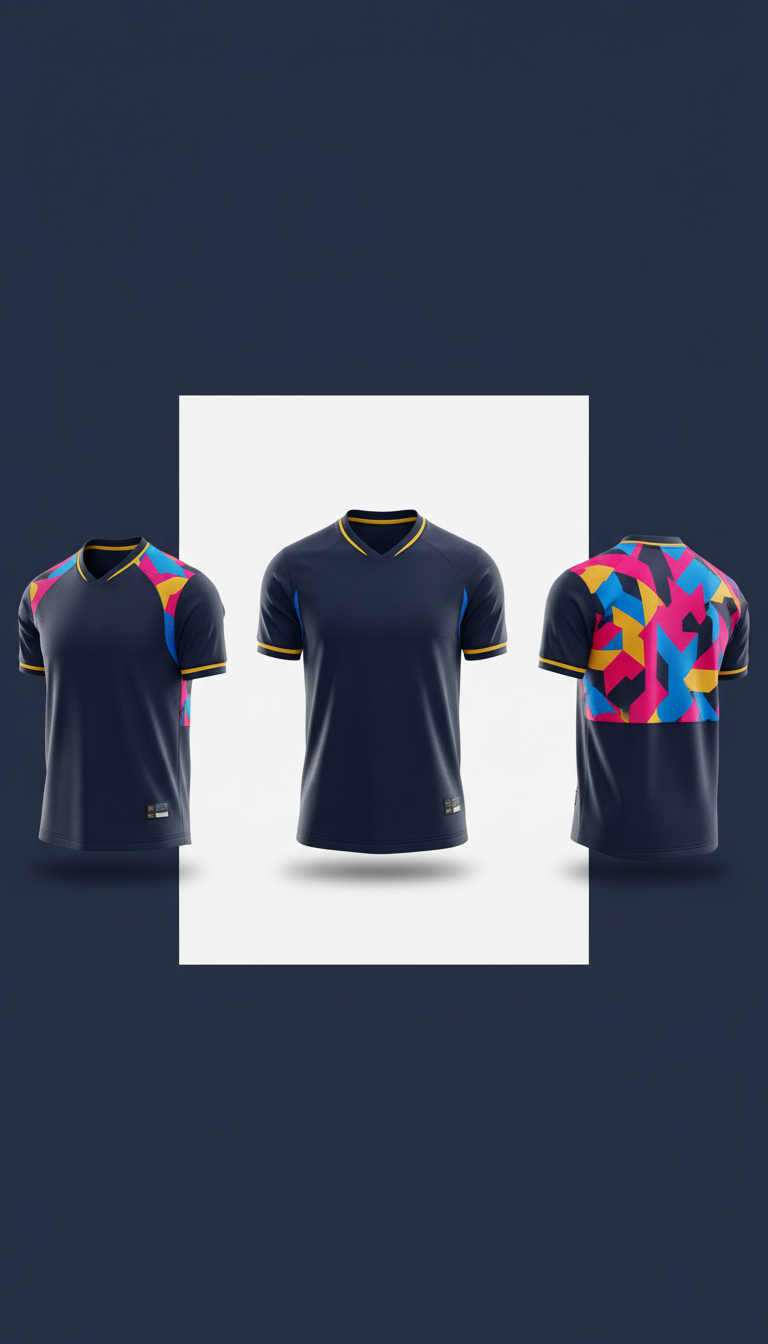Midnight Navy Classic Athletic Jersey